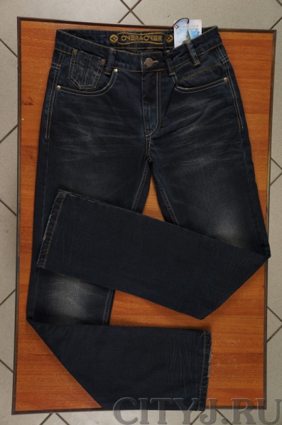 O&O 5584 - турецкие мужские джинсы, средние, зауженные
